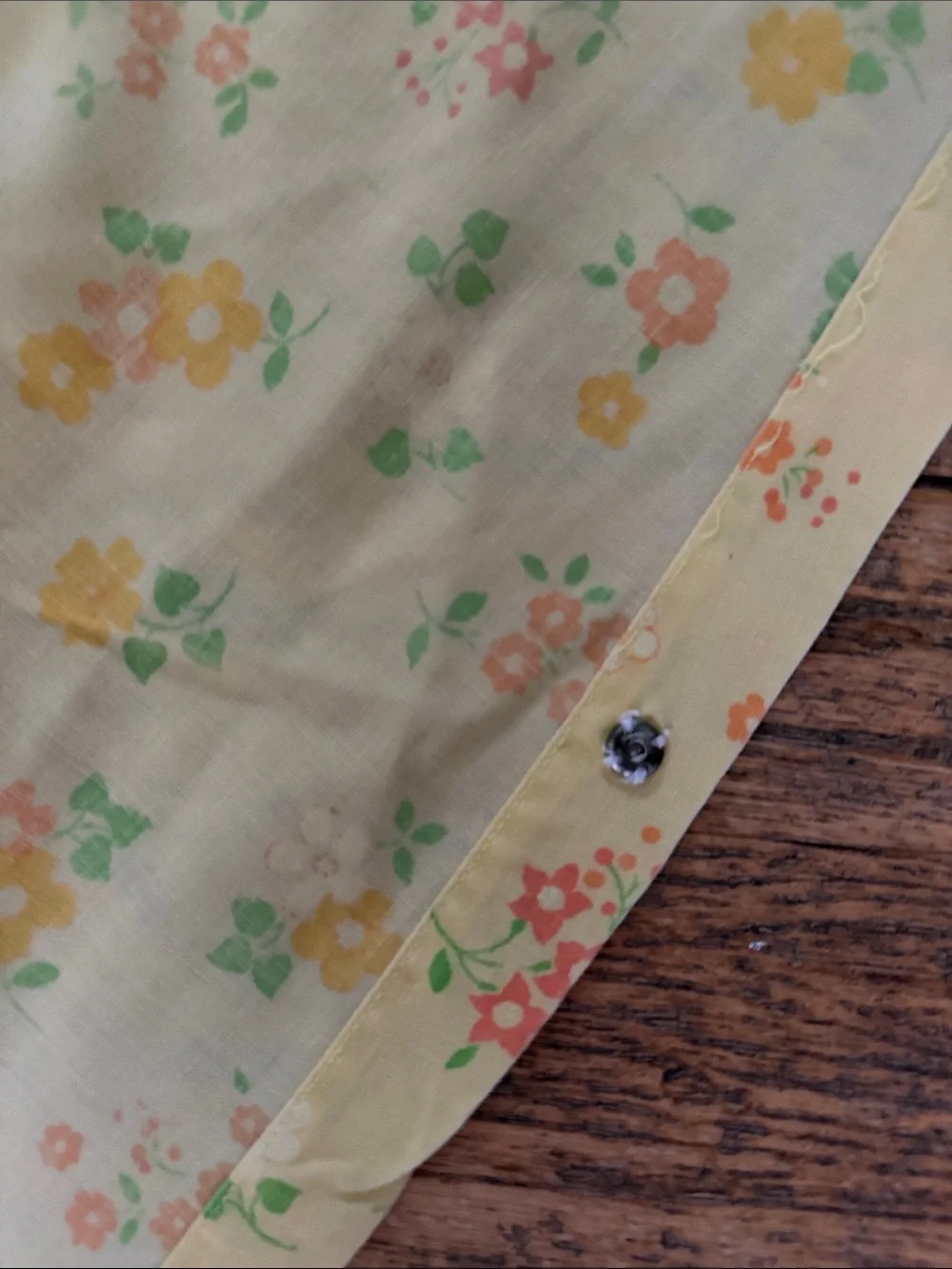 Vintage Floral Print Duvet Cover
